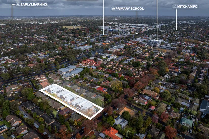 Labelled location aerial listing photo