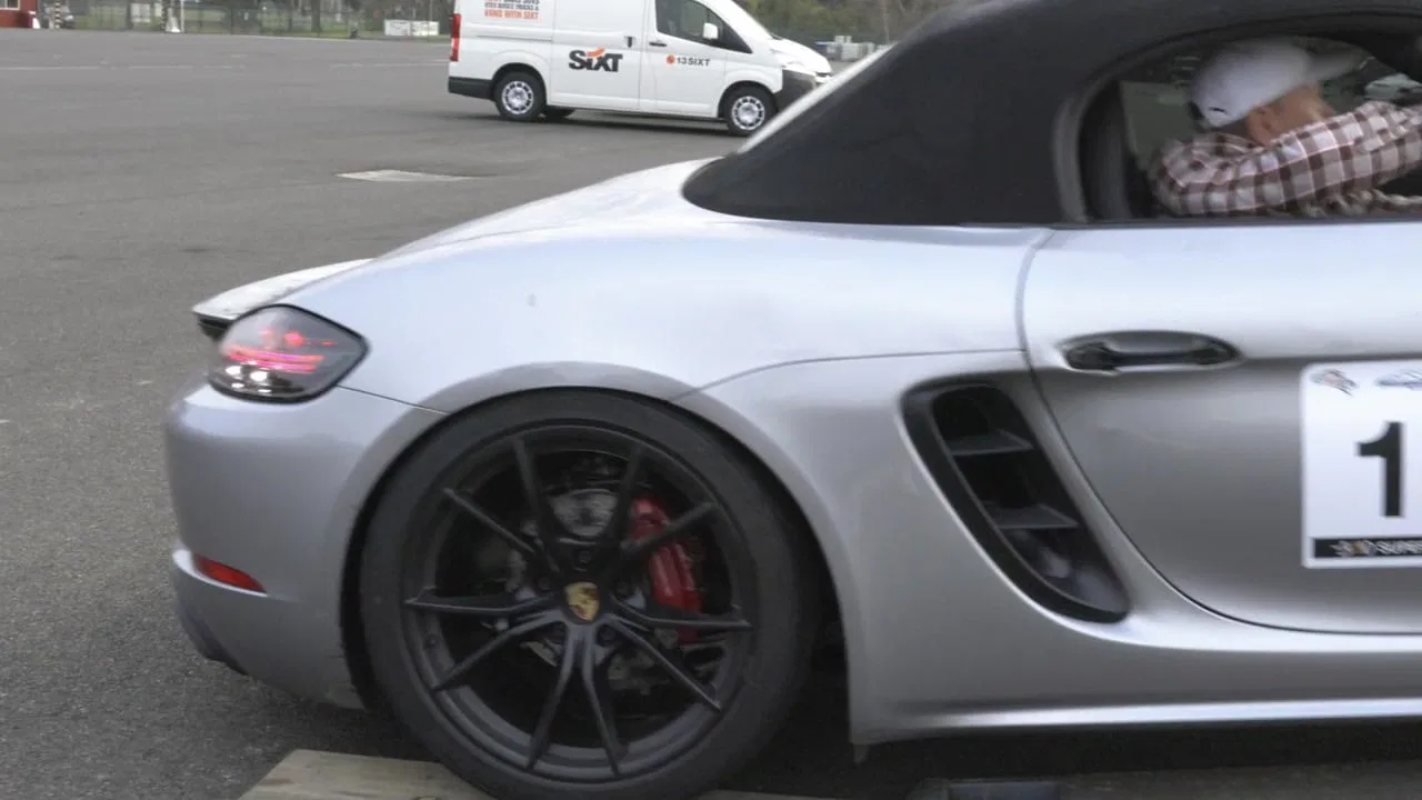 Poster frame from Porsche Club Victoria, track day film