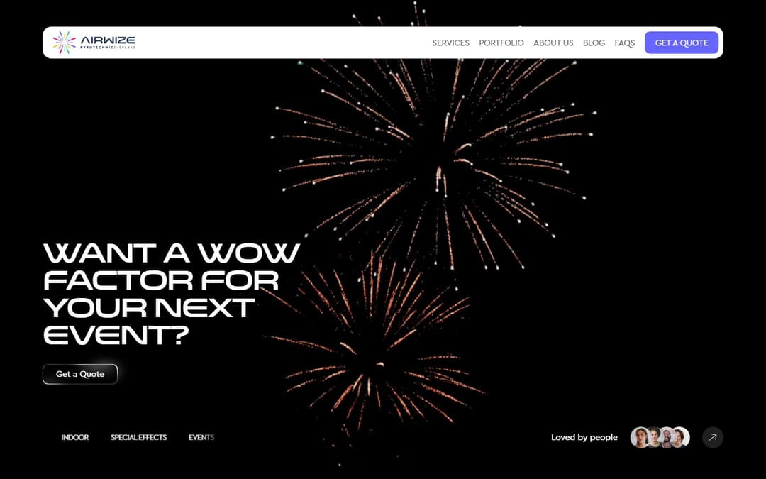 Airwize, website