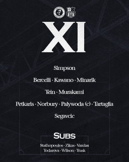 Team sheet graphic, frame 4 of 12. Open it