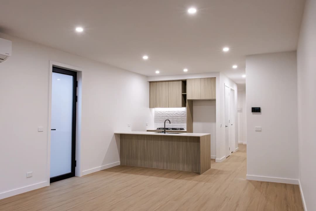 Bright open-plan interior listing photo