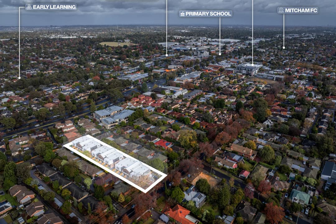 Labelled location aerial listing photo