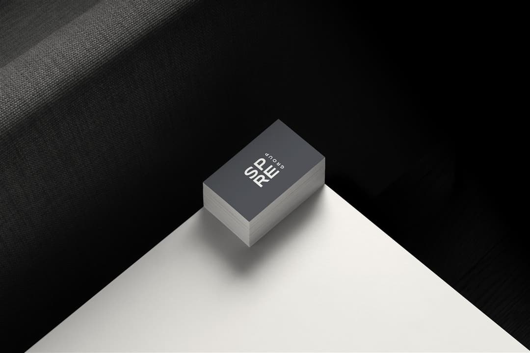 SPRE, business card