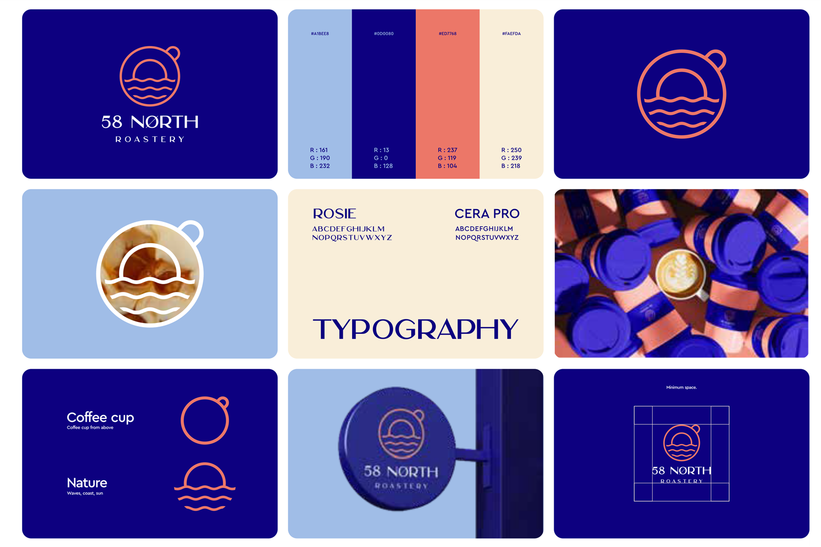 58 North brand guideline spread